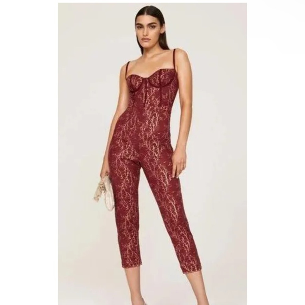 Katie May Venus Jumpsuit Red Womens Size Large